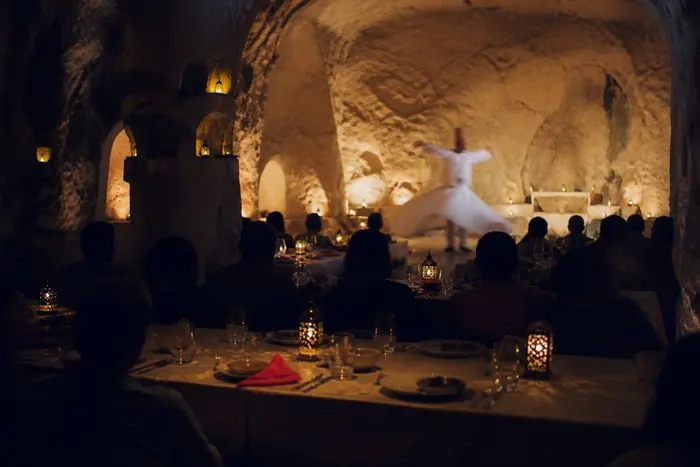 Cappadocia cave night