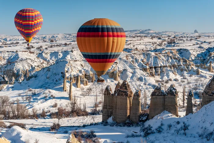 Cappadocia in the snow