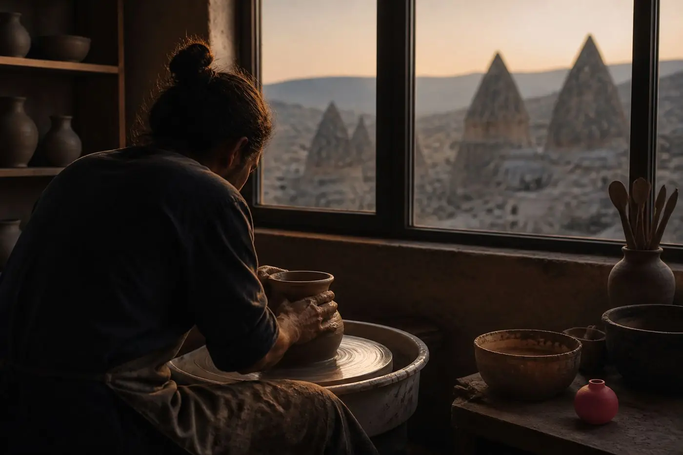 North Cappadocia: fairy chimneys and Avanos