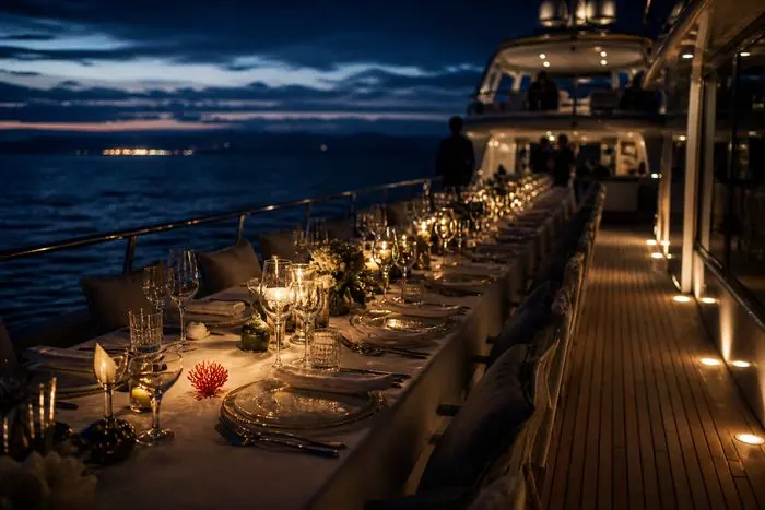 Gala dinner & corporate yacht